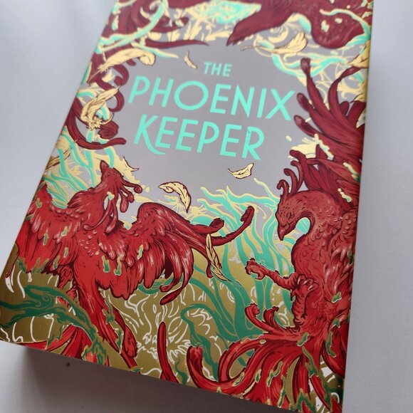 * SIGNED * Illumicrate The Phoenix Keeper By J.A. Maclean Hardcover Book - Picture 3 of 16